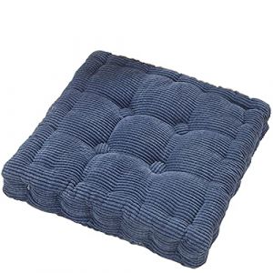 Carré Épaissir Coussin De Siège,Super Doux Confort Coussins De Chaise à Manger Canapé Coussin pour Le Soulagement De La Pression Coussin De Sol-Gris Bleu 38x38x8cm(15x15x3inch) (HUALEMEI Store, neuf)