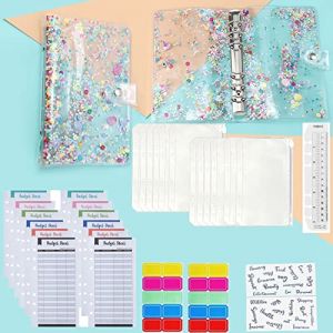 Classeur A6, classeur budg¨¦taire avec 12 enveloppes pour esp¨¨ces, syst¨¨me d'enveloppes pour esp¨¨ces, gestionnaire de passeports pour esp¨¨ces (ChongQingPuLuoFeiHuaGongYuanLiaoYouXianGongSi, neuf)