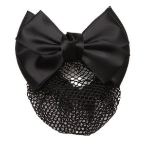 Pince à Cheveux pour Femme, Barrette en Ruban avec Chignon en Filet, Co re Chignon Professionnel, Co re Chignon, Attache à Cheveux, Barrettes en Filet, Filet à Cheveux, Nœud Papillon() (BWTD, neuf)