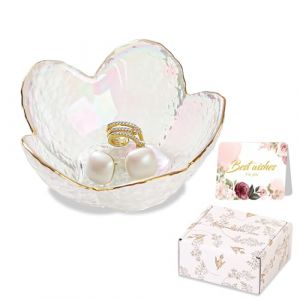 Cadeau Femme Idee Coffret Cadeau Anniversaire Femme Rangement Bijoux Plateau Vide Poche Decoration Maison Salon Deco Chambre Idee Cadeaux Noel Mariage Maman Marraine Fille Mamie Collegue Soeur (Topbino, neuf)
