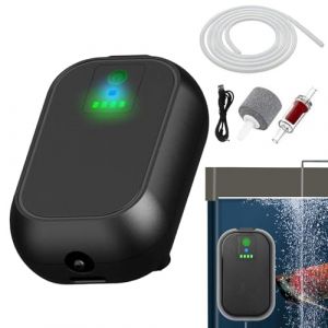 Aérateur de Godets d'appâts, aérateur de Poisson pour appât | Pompe à air de pêche extérieure | Pompe à appât de pêche extérieure Portable Pompe à oxygène Aérateur d'oxygène pour l'aquarium (liusu0210, neuf)