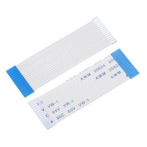QUARKZMAN C&acirc;ble Plat Flexible, 50mm Pas De 1mm 15 Broches FPC FFC C&acirc;ble Ruban Flexible Pour LCD TV Autoradio Lecteur DVD 10Pcs (Type B) (QUARKZMAN, neuf)
