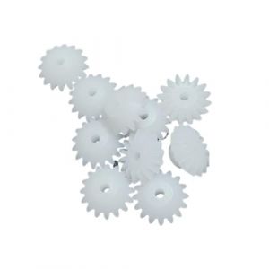 Arbre pignon Engrenage conique en plastique &agrave; 12 dents, Module 0.5, 0.5M S122.5A, engrenage &agrave; onglet de 8.8mm de diam&egrave;tre, pignon conique &agrave; arbre serr&eacute; de 2.5mm, 10 pi&egrave;ces Transmission moteur (ELILANEY, neuf)