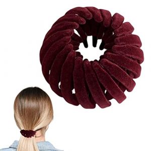 Pince À Cheveux Birds Nest – Supports Extensibles Pour Queue De Cheval, Pinces À | Boucles De Cheveux Rétractables À Trois Rangées De Dents, Griffe De Queue De Poney, Supports De Cheveux Magiq (Dalea, neuf)