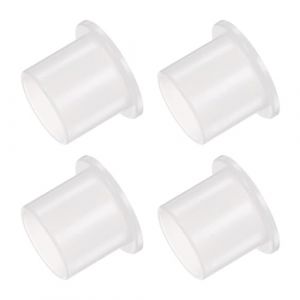 Kozelo 4Pcs de Bagues en Nylon à Collerette [20,1mm de Diamètre Intérieur x 23mm de Diamètre Extérieur x 22mm de Longueur] Bagues en Plastique Nylon pour Arbre, Blanches (kozelo, neuf)