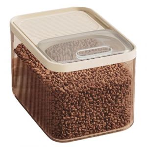 Récipient Hermétique de Stockage d'aliments pour Animaux Domestiques, Container Croquette, Conteneur Croquettes Chien, Boîtes à Nourriture pour Chien Hermétiques et Chats (A, S) (NiceYear, neuf)