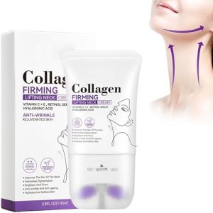 Crème raffermissante pour le cou, lotion raffermissante pour le cou et le corps, Crème Raffermissante pour la Peau, pour un cou plus Ferme et sans Rides, Soins pour le Cou (Mman-EU, neuf)