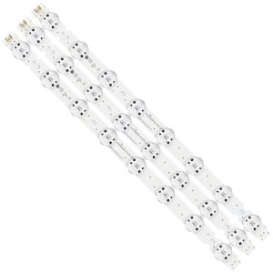 TVAAGHBCBR Bande de r&eacute;tro&eacute;clairage LED 3 pi&egrave;ces/Ensemble, Compatible for LG AGM76150301 SSC_50UK63/65 50UK6300PLB 50UK6950PLB 50UK6750PLD 50UK6500AUA 50UK6300BUB (yangchengzemingshangmaoyouxiangongsi, neuf)