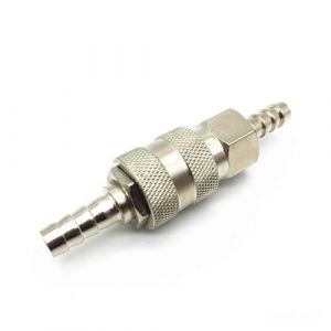 DAGROD Adaptateur de coupleur à couplage rapide, Type de raccord pneumatique, ligne d'air, 6/8/10mm, barbe de tuyau for compresseur d'air, 1 ensemble (Color : EU 6mm) (ENTERI, neuf)