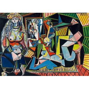 AveJoys Puzzle Adulte 1000 Pièces La Femme d'Alger de Pablo Picasso 70x50cm Puzzles pour Adultes Jeu éducatif Défi Jouets 1000 Pièces Puzzles pour Adultes Enfants (Vaton Tech, neuf)