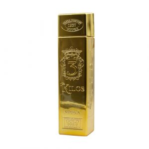 3 Kilos Gold 9999 Vodka 1 L (Urban-Drinks, neuf)