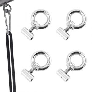 Lot de 4 butoirs de fixation pour auvent, kit de blocage pour store de camping,butoirs d'auvent en acier inoxydable,accessoires pour rail de passepoil pour caravane, camping-car, camping-car, bateau (CELTIC MANUFACTURING, neuf)