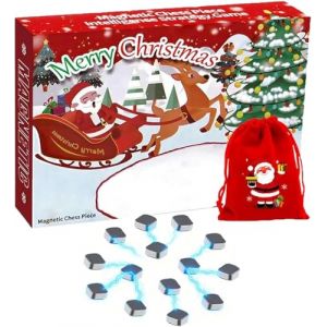 Jeu d'Échec Magnétique, Stratégie Jeu d'échec Magnétique, Magnetic Chess Game, pour Famille Voyages Loisirs (SZlanglida, neuf)