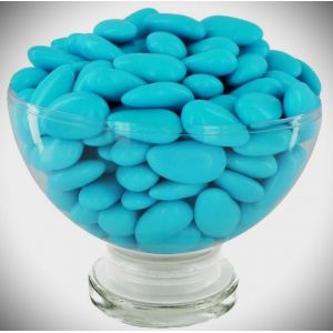 Coffret de Dragée aux amandes 1KG (turquoise) (Dounia Mariage, neuf)