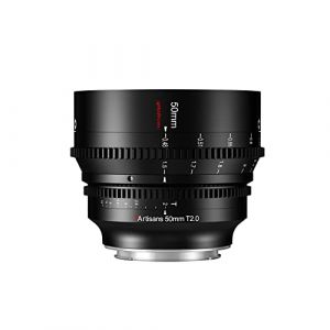 7artisans Objectif cin&eacute;ma 50mm T2.0 Grande Ouverture Full Frame, Mise au Point Manuelle, Faible Distorsion, Compatible avec Les appareils Photo sans Miroir Sigma FP, Panasonic S1 S1H S5, Leica SL SL2 (7-artisans Official Store, occasion)
