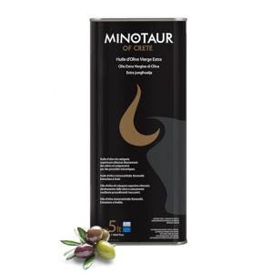 Minotaur of Crete | Huile d' Olive Extra Vierge de Cr&egrave;te | Extraite &agrave; Froid | Bidon de 5 Litres (5 L) (Athangeon, neuf)