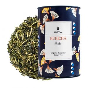 Moya th&eacute; vert organique Kukicha | 60 g | Th&eacute; du Japon | Convient aux v&eacute;g&eacute;taliens et aux v&eacute;g&eacute;tariens | Parfait pour un cadeau (MOYA MATCHA, neuf)