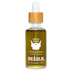 Mira - God of Barbe - Naturelle et Équitable - Force et Pousse de la Barbe - 30 mL (MiraMonAmour, neuf)