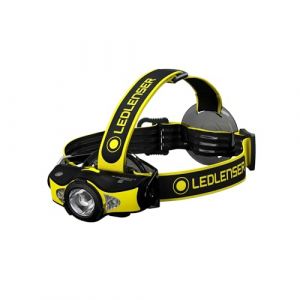 Ledlenser Lampe Frontale Professionnelle LED iH11R, Rechargeable Batterie, 1000 lumens, Div. Fixations pour Casque, Personnalisable Via Application, lumière Rouge/Verte/Bleue, Artisan (Red-Rock-UK, neuf)