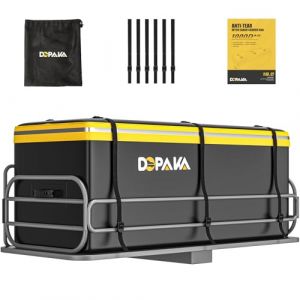 Coffre arrière étanche Sac de Transport pour attelage de remorque de Voiture-Sac à Bagages Extensible 18.2 Pieds Cubes 58.5" x 22" x 25"Sac de Transport pour l'attelage Comprend 6 Sangles renforcée (shen zhen shi zi ran ke ji you xian gong si, neuf)