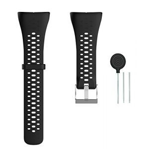 WEINISITE Bracelets pour Polar M400/M430, Ajustables Remplacement Bracelets pour Polar M400/Polar M430 GPS Running Watch (Noir) (Waekethy-EU, neuf)