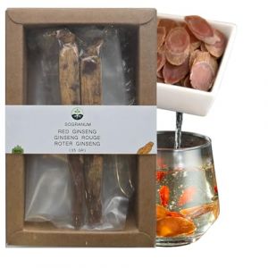 Racine de ginseng rouge - Tisane : énergie vitalité - panax coréen ginseng | soutien immunitaire naturel | traitement traditionnel depuis 3 000 ans | 35 g (SoGranum, neuf)