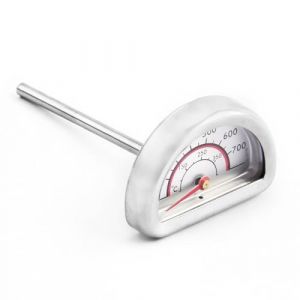 Thermomètre Four Compatible avec Omnia, Thermometre Cuisine en Acier Inoxydable avec Sonde 7 cm, Thermomètre de Cuisson pour Barbecue Fumoir et Gril, Plage de Mesure 0°C à 400°C (lingwangmaoyi, neuf)