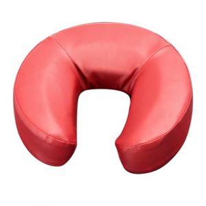HOINCO Massage Coussin de tête en Mousse à mémoire de Forme pour Table de Massage,Coussin facial universel pour appuie-tête, lit de spa avec appuie-tête, visage et cou pour lit de massage (Rouge vin) (EGAMY EU, neuf)