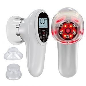 Rkdely Ventouse Cellulite Masseur Appareil Drainage Lymphatique Masseur Anti Cellulite à Ventouse Électrique EMS Chauffage Minceur Aspiration Liposuccion Raffermissement Ventre, Cuisses, Bras, Jambes (Rkdely, neuf)