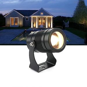 Spot &Agrave; Faisceau LED Exterieur - Projecteur De Sol Lumi&egrave;res, IP67 &Eacute;tanche Projecteur LED Projecteur De Mur Ext&eacute;rieur De B&acirc;timent Ext&eacute;rieur Lumi&egrave;res &Eacute;troit Projecteur D'&eacute;clairage &Agrave; Distance ( Color : Co (Mei Ma-DE Sao Wo cplm, neuf)