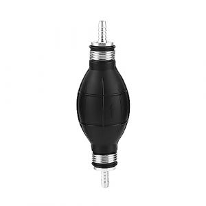 Glomora Ampoule D'amor&ccedil;age De Carburant Noire, Pompe &agrave; Main Sous Vide Pour Transfert D'essence Et Diesel, Adapt&eacute;e Aux Moteurs De Bateaux Marins Et Aux Tailles De Conduites De Carburant(12mm) (Glokerr, neuf)