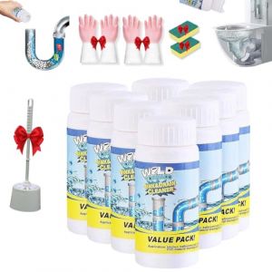 Lanoxie - Lanoxie D&eacute;boucheur Pro, D&eacute;boucheur Canalisation, Nettoyant Puissant Canalisation, Poudre Nettoyante Id&eacute;al En Cas d'Eau Stagnante Cuisine (8pcs) (Mo ce, neuf)