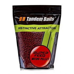 Tandem Baits SuperFeed Micro Pellet Chilli Robin Red, D'appâts pour carpes, Pêche de la Carpe, Peche, Bouillette Carpe, Professionnel Accessoires de Pêche Carpe 6mm 1kg (Tandem Baits, neuf)