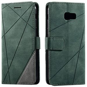 Vankii Coque pour Samsung Galaxy A5 2017 / A520, Rabat Portefeuille de Protection Cuir PU Etui, Slim Silicone TPU Bumper Magn&eacute;tique Housse, Flip Porte Cartes avec Fonction Support Cover Case (Vert) (Vankii EU Store, neuf)