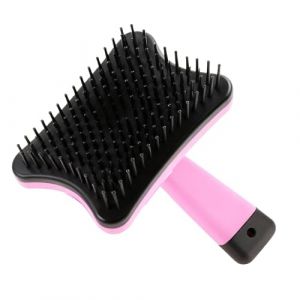 Generic Peigne de Toilettage pour Animaux de Compagnie, Particules de Massage S&ucirc;res et Durables pour Chiens et Chats, &eacute;limine les Poils L&acirc;ches, Brosse Autonettoyante pour Animaux de Compagnie pour (Fendysey, neuf)