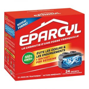 EPARCYL - Bo&icirc;te De 24 Sachets D'Activateur Biologique 860G pour une canalisation saine et propre - Solution &eacute;cologique pour WC et tuyaux - Lot De 3 - Vendu Par Lot (March&eacute; Parisien, neuf)