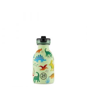 24 Bottles Jurassic Friends Gourde-250 ML (24Bottles, neuf)