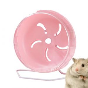 Roue pour Hamster Silencieuse, Roue d'exercice pour Hamster, Roue d'exercice pour Hamster, Roue de Course silencieuse pour Hamster, Gerbilles, Souris et Autres Petits Animaux, (Huayeex, neuf)