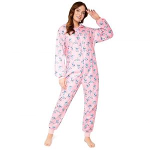 Disney Pyjama Stitch Combinaison Pyjama Femme Stitch Grenouill&egrave;re Adulte en Polaire Tailles Femme et Fille Ado S au XL (Rose Stitch, XL) (Get Trend., neuf)