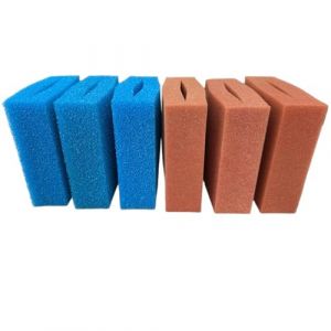 Koi- und Bonsaipark Herdecke Lot d'&eacute;ponges de rechange pour filtre de bassin Oase Biosmart 14-16000 - 3 gros bleus, 3 rouges fins (Koi-und Bonsaipark Herdecke GmbH, neuf)