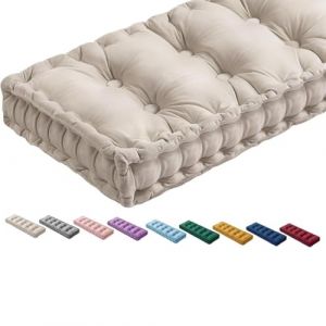 G&eacute;n&eacute;rique Coussin De Banc D'int&eacute;rieur Velours 120cm 150cm 80cm 100cm 90 X 30 Cm &eacute;paisseur 10cm Coussin De Si&egrave;ge Capitonn&eacute; pour Banquette De Piano,Chaises De Cuisine,Canap&eacute;,Bancs,Beige,80x40x10cm (zezhang-shpoe, neuf)