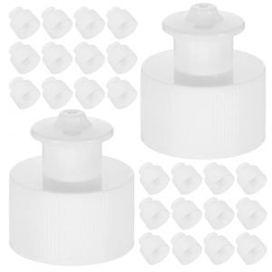 MUSISALY 100 Pi&egrave;ces Couverture De Mat&eacute;riel D'emballage Cosm&eacute;tique Capsules De Bouteilles Pour La Mise En Bouteille Bouchon De Remplacement White (YangF, neuf)
