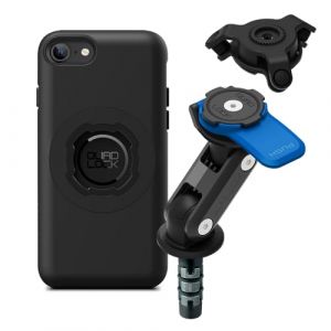 Quad Lock Support Téléphone pour Fourche de Moto avec Amortisseur de Vibrations et Coque MAG pour iPhone SE (3e/2e Gén.) et 8/7 (Quad Lock EU, neuf)
