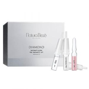 Natura Biss&eacute; Diamond Instant Glow | Ampoules Visage Peau Parfaite | Peel, &Eacute;clat et Lift | 4 Traitements x 3 Ampoules (Easo Magno Beauty, neuf)