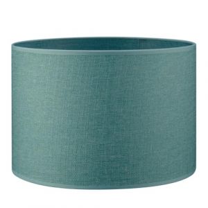 Home Sweet Home Moderne Abat-jour Canvas | cylindre |30/30/20cm | Turquoise | Abat-jour tissu | pour douille de lampe E27 | Abats-jour Plafond, Suspendue, Lampe de table (home sweet home collection, neuf)