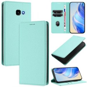 xinyunew Coque pour Samsung Galaxy A3 2017/A320, RFID Blocage Portefeuille Etui &agrave; Rabat, Housse en Cuir PU pour Samsung Galaxy A3 2017/A320, Vert Clair (xinyunew, neuf)