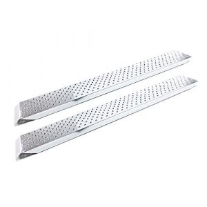 Wiltec Lot de 2X Rampe de Chargement 1600 x 225 x 45 mm – capacité de Charge Max. 400 kg – en Acier galvanisé – Surface antidérapante Profil troué – Rampe d'accès Utilitaire Moto ATV Quad remorque (Wiltec Wildanger Technik GmbH, neuf)