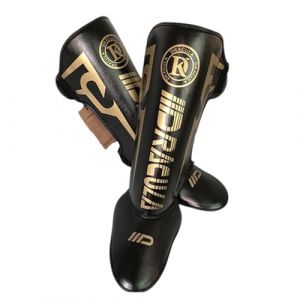 ProtèGe Tibias De Boxe,Protege Tibia Boxe Thai,ProtèGe-Tibias De Sports De Combat,Doublure,Cuir,Absorbant Les Chocs,Confort Et LéGèReté,RéGlable,Kickboxing,EntraîNement,Boxe Et Arts Martiaux (ForceRoute, neuf)