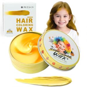 Coloration temporaire blonde pour les enfants, coloration instantanée dorée, Pomade pour cheveux blonds pour les femmes et les hommes, Crème coiffante pour les filles, Boue de cire pour les fêtes (LINSENMU Direct, neuf)