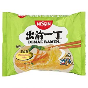 Nissin 35011 Nouilles Instantan&eacute;es Poulet Demae 100 g - Lot de 5 (Fimilla Market, neuf)